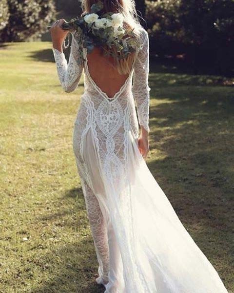 Летнее свадебное платье