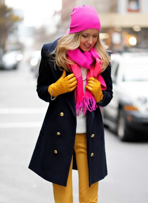 Модные женские зимние перчатки